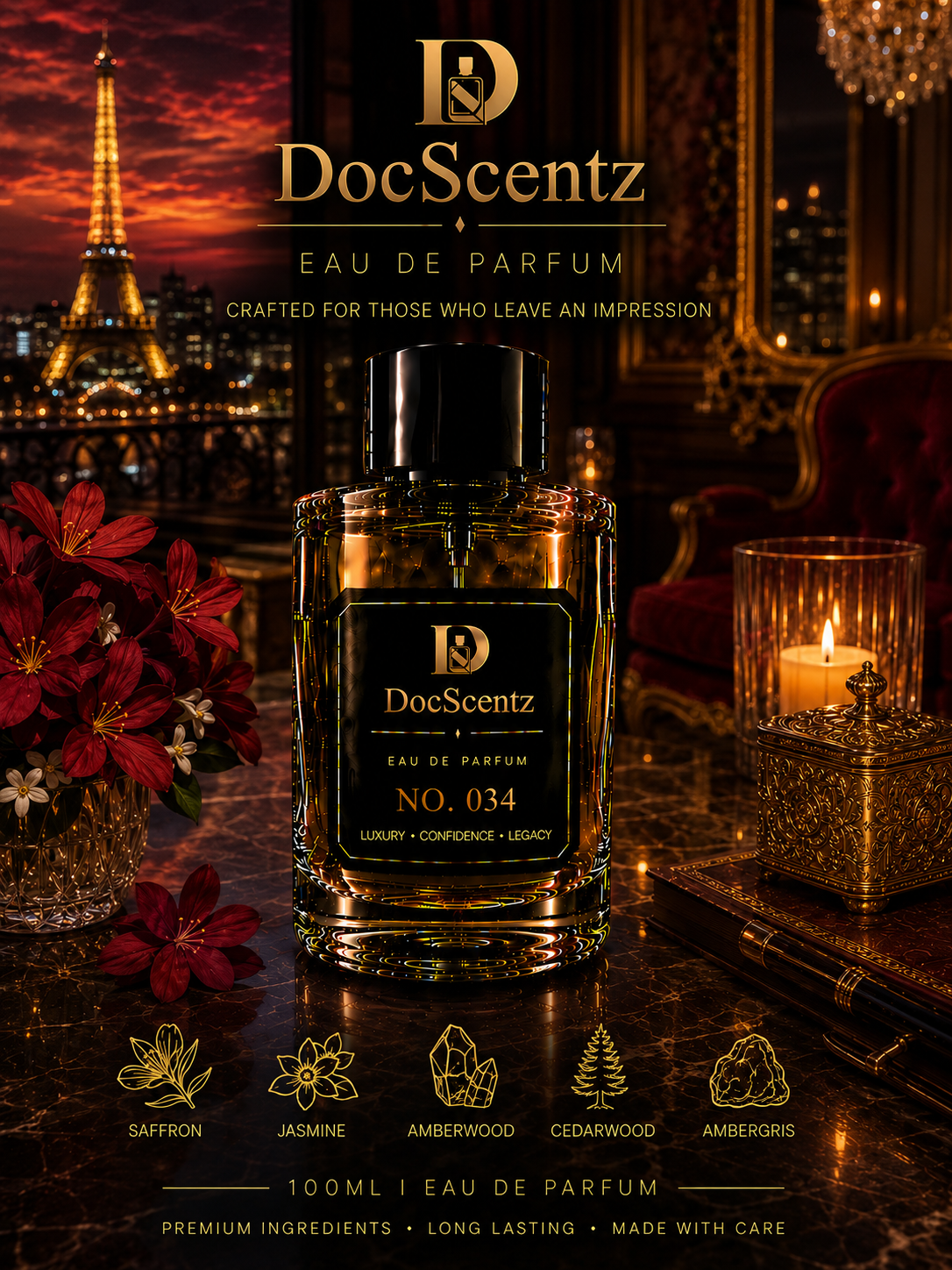 DocScentz No. 034 – Inspired by Baccarat Rouge 540 Extrait